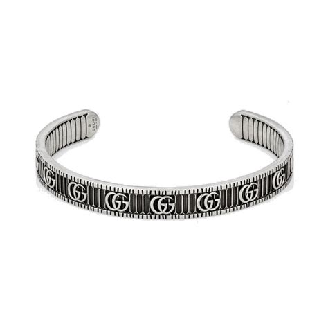 Gucci Bracciale con Doppia G in argento YBA551903001